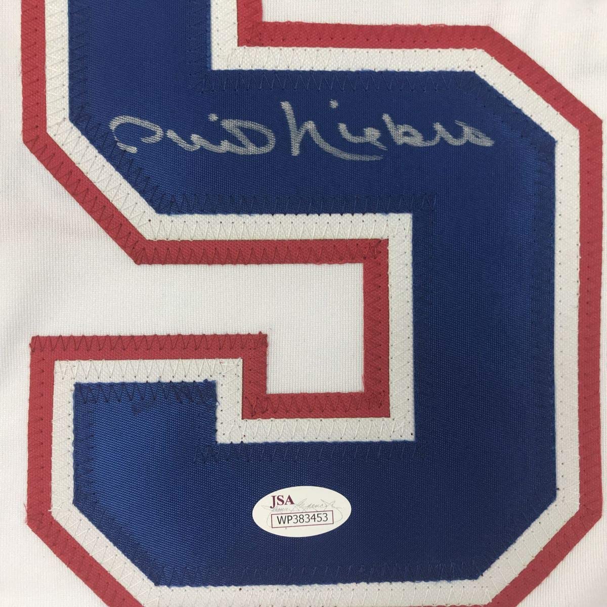 Autographed/Signed Phil Niekro Atlanta White Baseball Jersey JSA COA Holo Only
