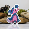 Axolotl Eating D20 Polyhedral Dice Sticker - 3"