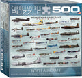 Puzzle: Family Oversize Puzzles - WWII Aircraft