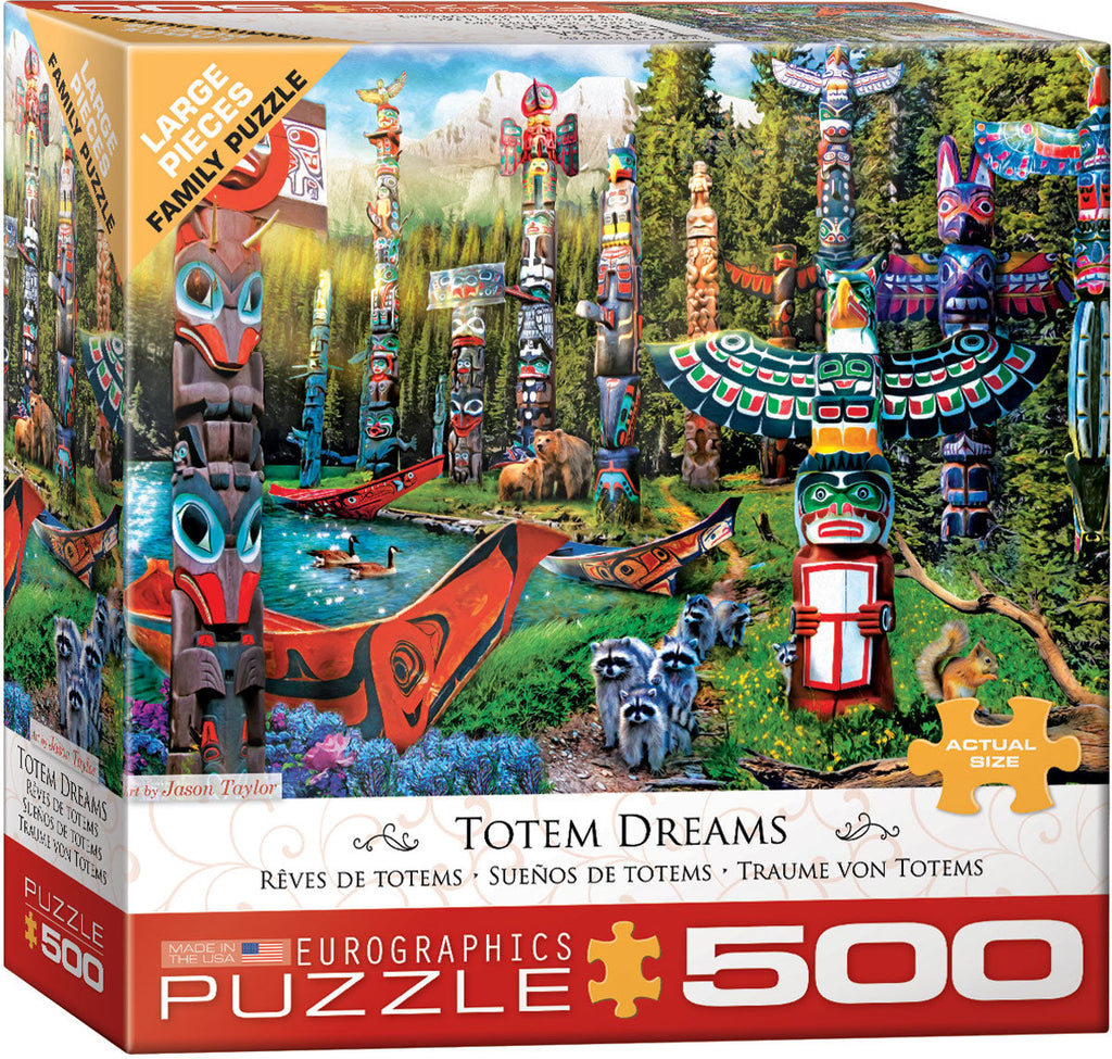 Puzzle: Family Oversize Puzzles - Totem Dreams