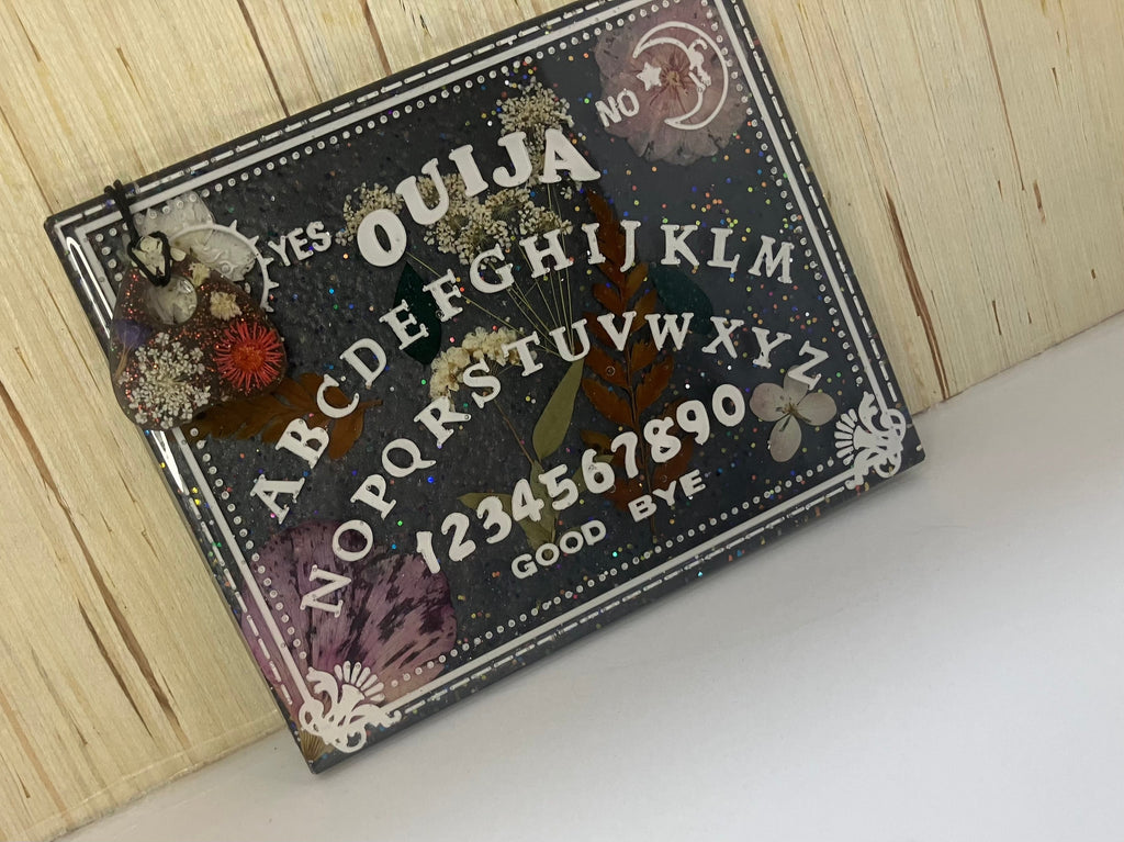 Handmade Resin Ouija Spirit Board with Planchette