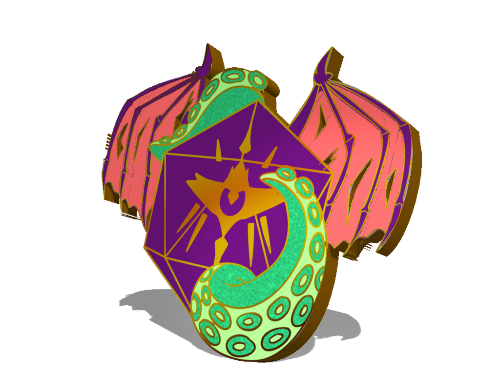 Dungeons & Dragons Role: Warlock Enamel Pin