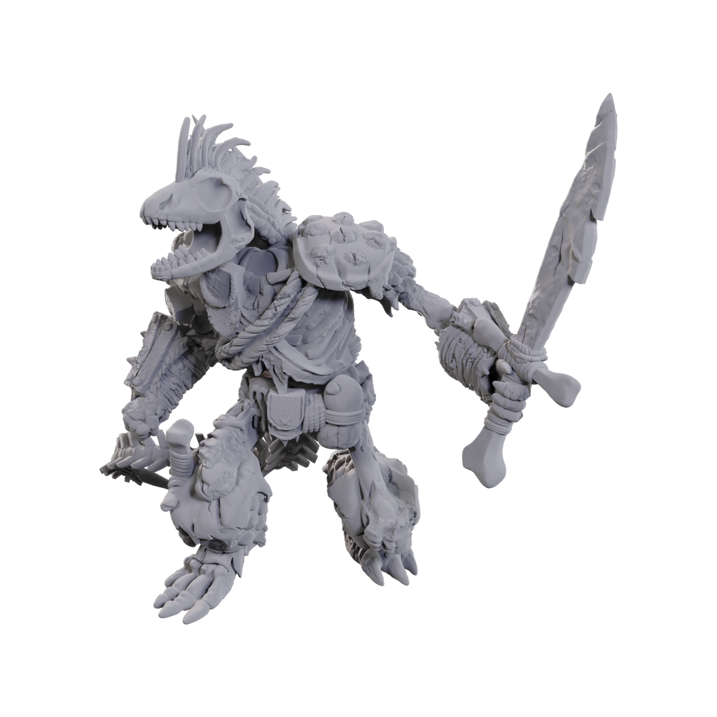 D&D: Nolzur's Marvelous Miniatures - Lizardfolk Skeleton