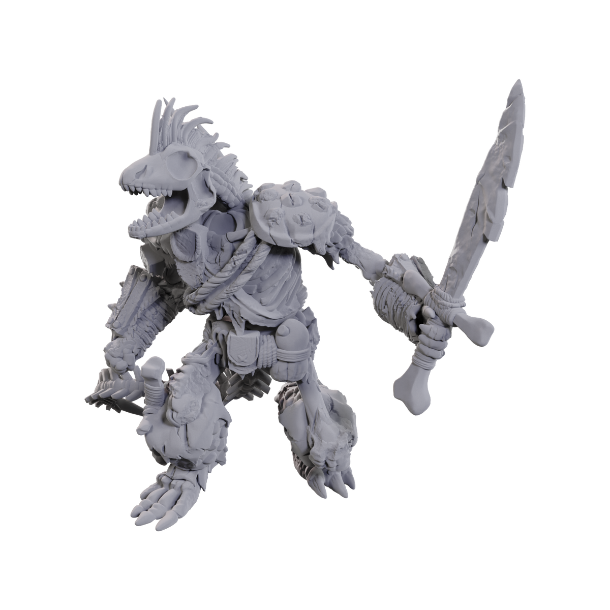 D&D: Nolzur's Marvelous Miniatures - Lizardfolk Skeleton