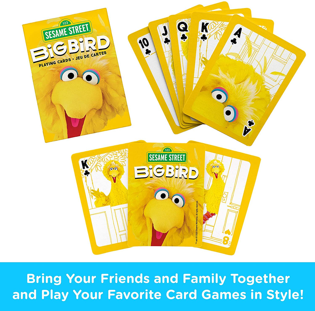 Aquarius Playing Cards: Sesame Street - Big Bird