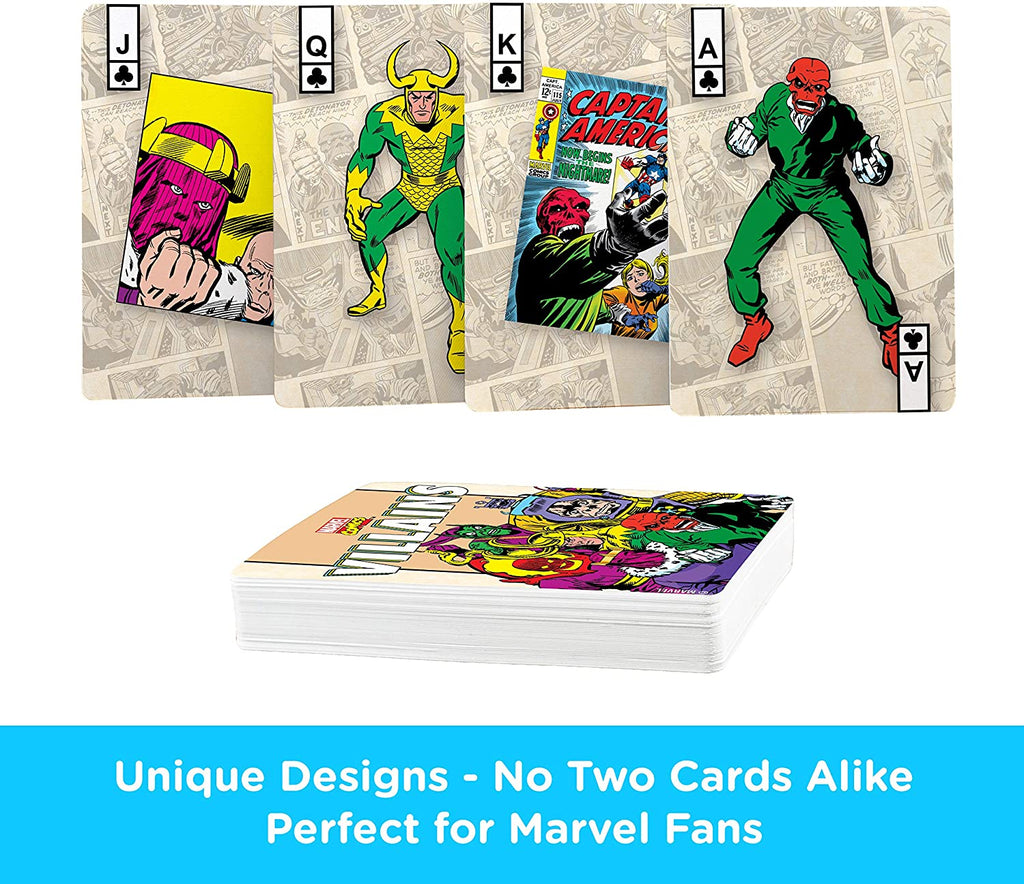 Aquarius Playing Cards: Marvel - Villians Retro