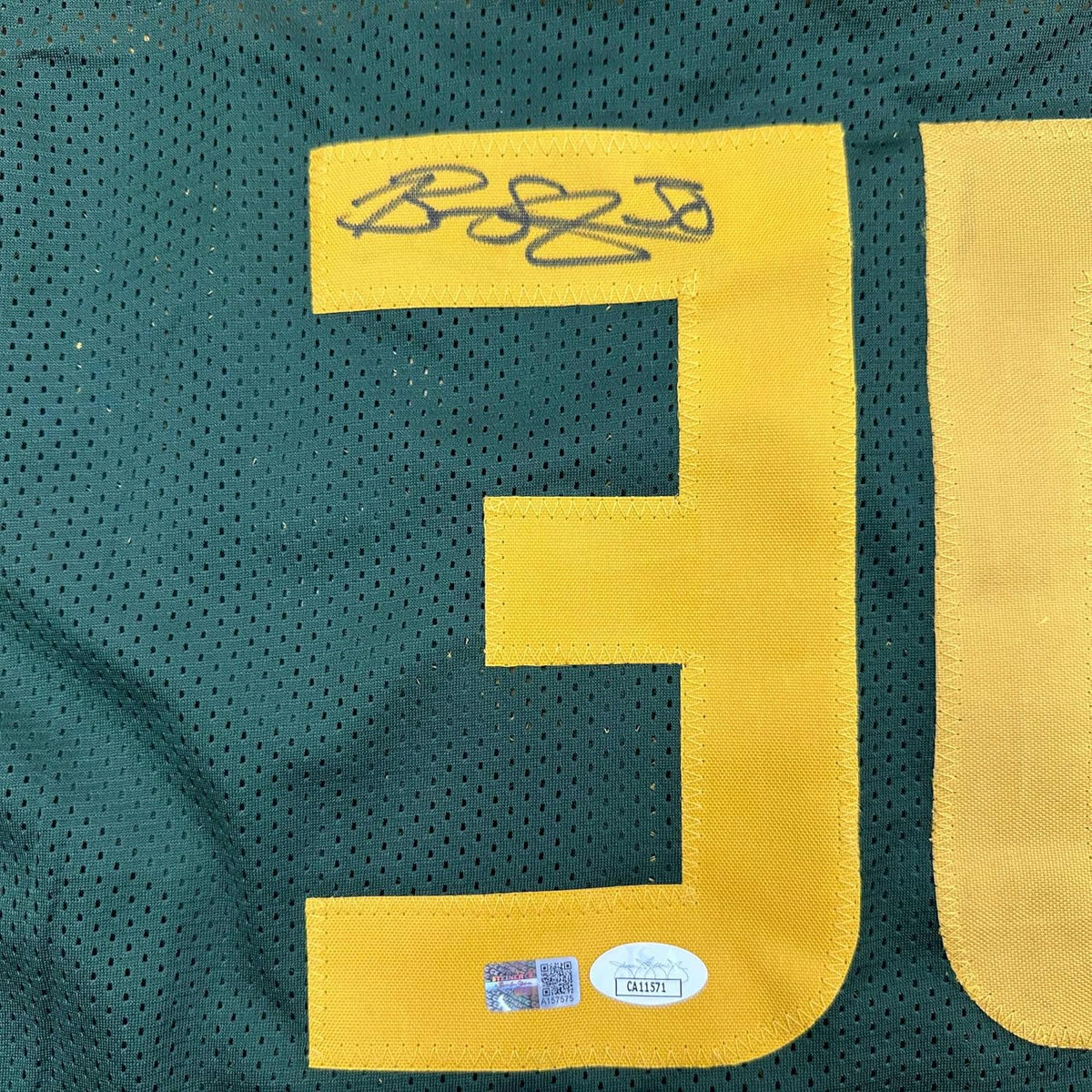 Framed Autographed/Signed Breanna Stewart 35x39 Seattle Green Basketball Jersey JSA COA