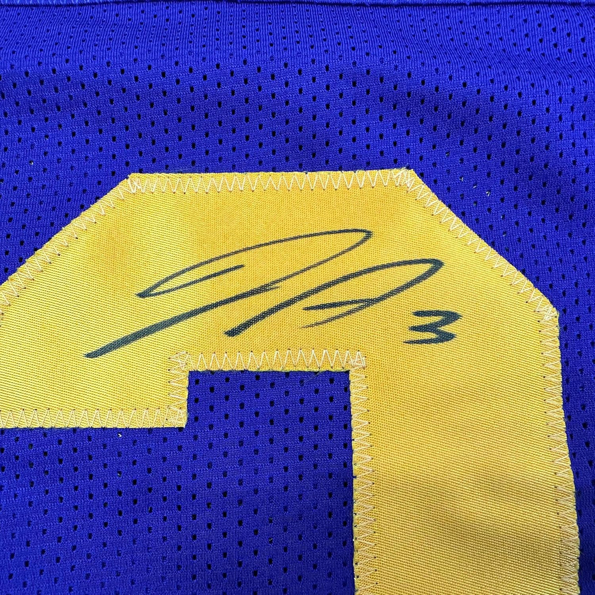 Framed Autographed/Signed Jordan Addison 35x39 Minnesota Color Rush Football Jersey Beckett BAS COA