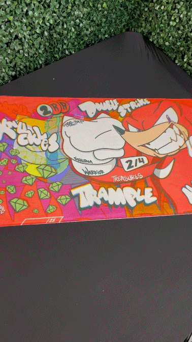 Custom Micro Velvet Stitched Playmat 14" x 24"