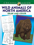 Creative Haven How to Draw Wild Animals of North America Coloring Book (Adult Coloring Books: Animals)