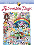 Creative Haven Adorable Dogs Coloring Book