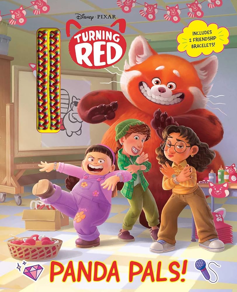 Disney Pixar: Turning Red: Panda Pals! (Book with Friendship Bracelets)