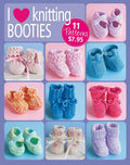 I Love Knitting Booties-Pompoms, Straps, Embroidery, Lace, and More-Free Online Video Tutorials Available