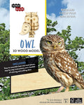 IncrediBuilds: Owl 3D Wood Model