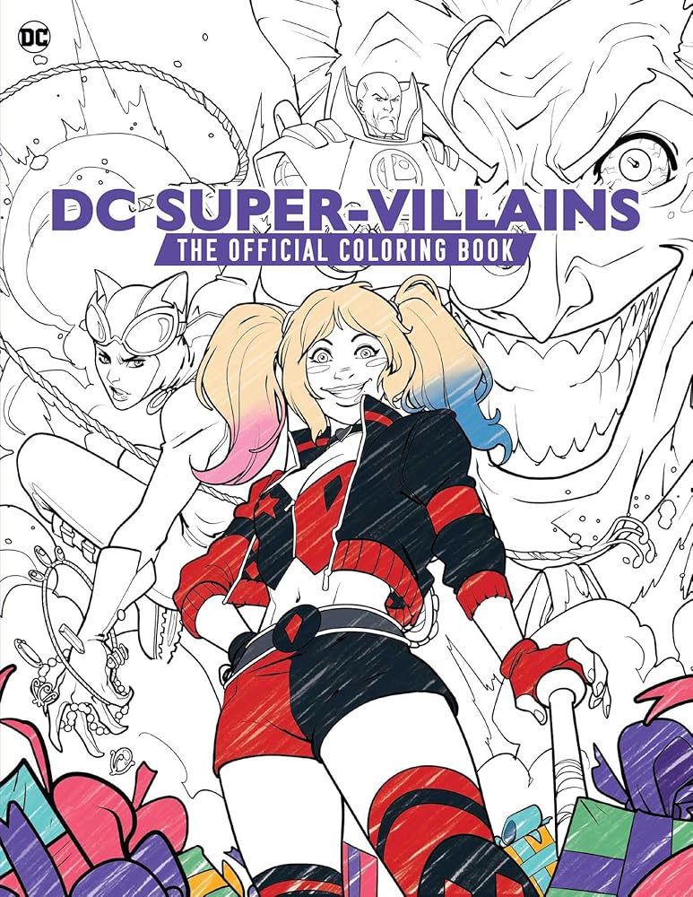 DC Super-Villains: The Official Coloring Book