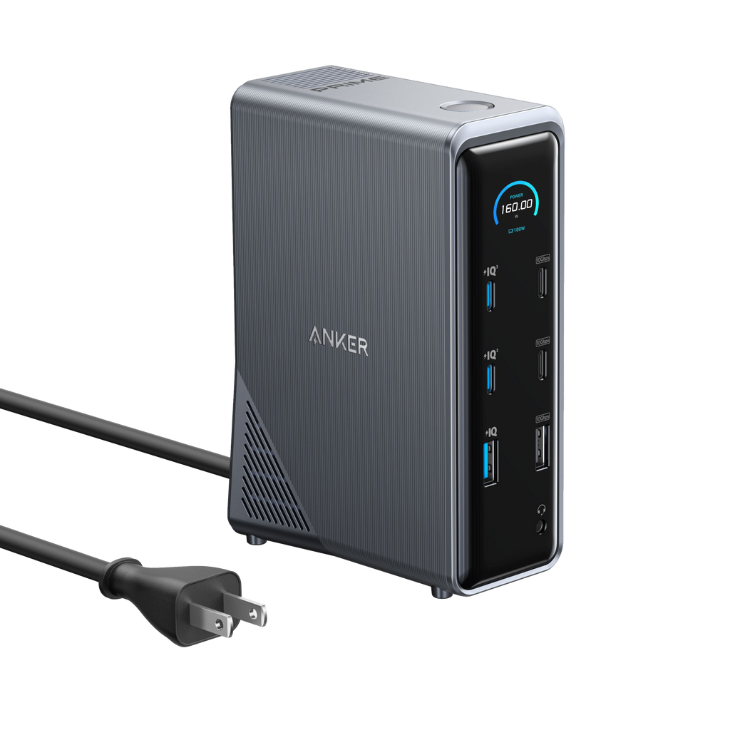 Anker Prime Charging Docking Station (14-in-1, Dual Display, 160W)