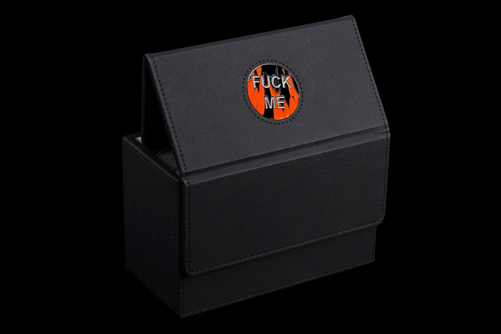 F**k Me | Silver | Wargaming & Datasheet Box | Baron's Coin™ Compatible