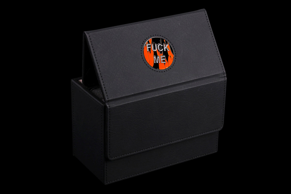 F**k Me | Silver | Wargaming & Datasheet Box | Baron's Coin™ Compatible