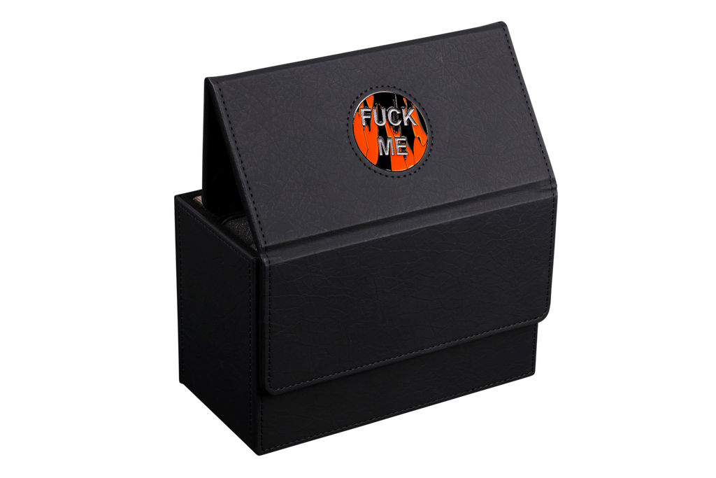 F**k Me | Silver | Wargaming & Datasheet Box | Baron's Coin™ Compatible