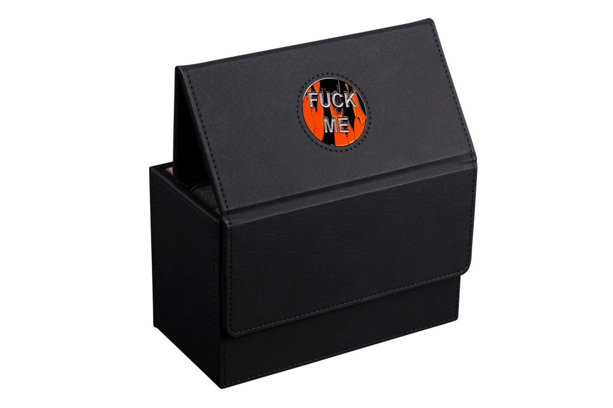 F**k Me | Silver | Wargaming & Datasheet Box | Baron's Coin™ Compatible