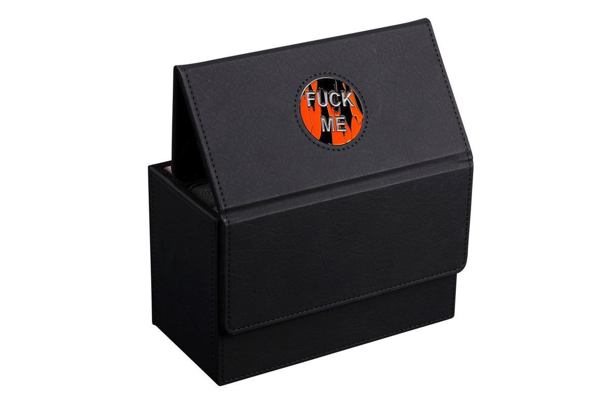F**k Me | Silver | Wargaming & Datasheet Box | Baron's Coin™ Compatible
