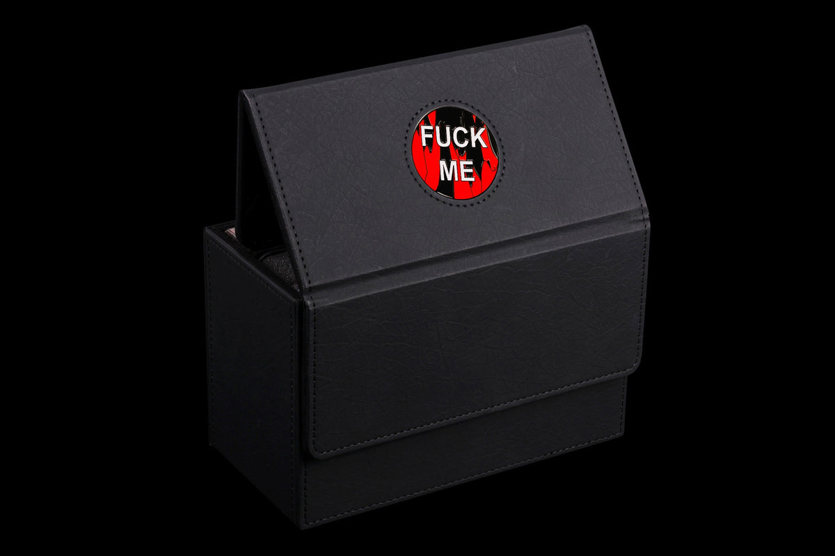 F**k Me | Red | Wargaming & Datasheet Box | Baron's Coin™ Compatible