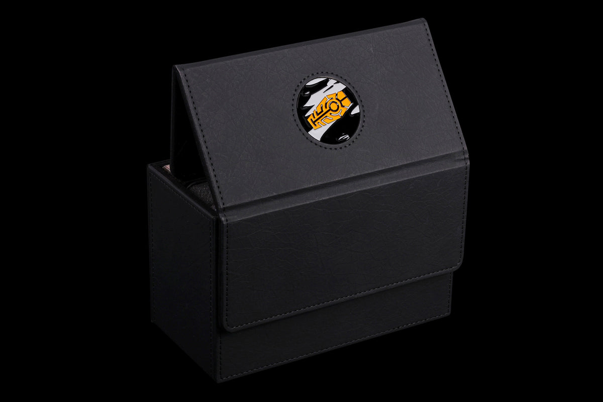 Orange Coffin | Wargaming & Datasheet Box | Baron's Coin™ Compatible
