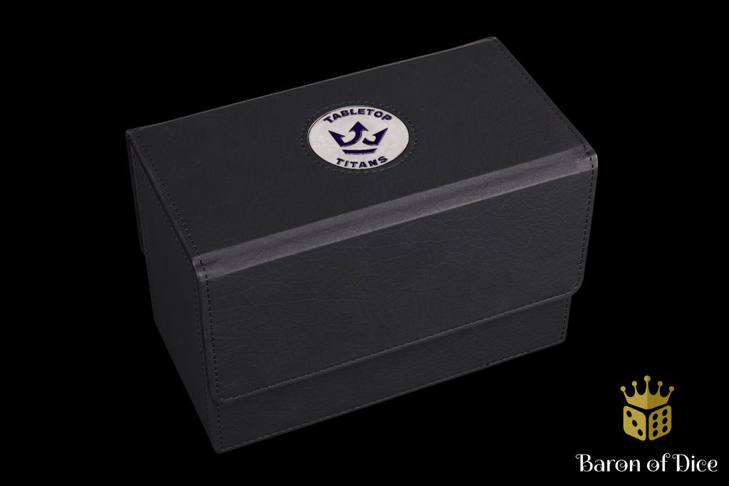 Tabletop Titans | White | Wargaming & Datasheet Box | Baron's Coin™ Compatible