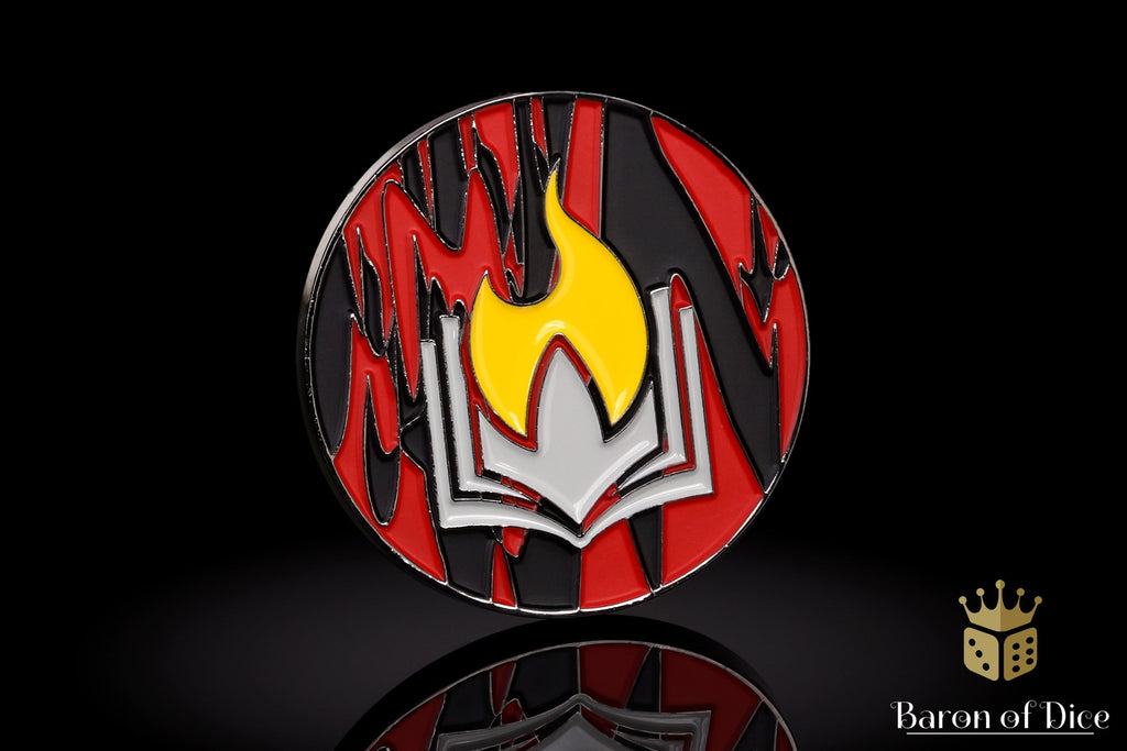 Scorched Book | Wargaming & Datasheet Box | Baron's Coin™ Compatible