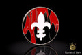 40mm Baron's Coin™ | Fleur De Lis | Red