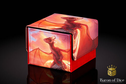 100+ XL Deck Box | Red Dragon