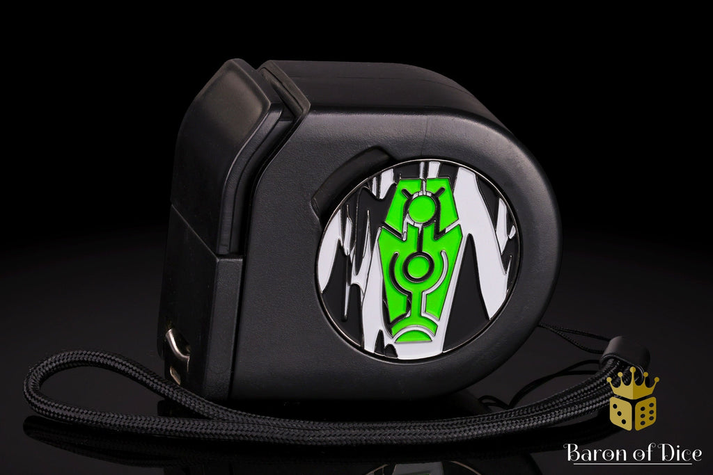 Green Coffin | Wargaming Tape Measure | Baron's Coin™ Compatible