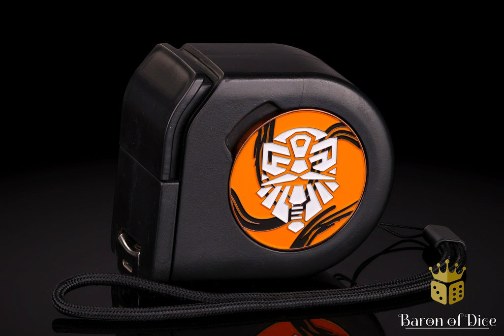 Hearth Fire | Wargaming Tape Measure | Baron's Coin™ Compatible