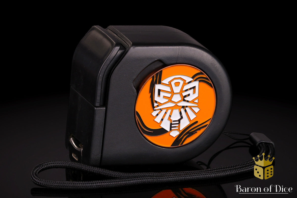 Hearth Fire | Wargaming Tape Measure | Baron's Coin™ Compatible