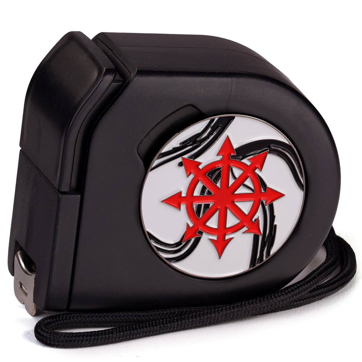 Marbled Chaos Star | Wargaming Tape Measure | Baron's Coin™ Compatible