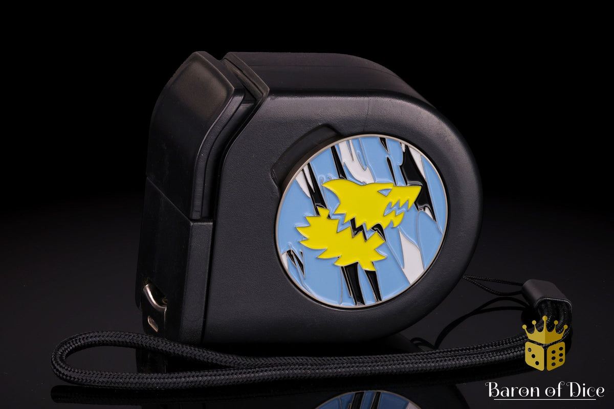 Snow Wolf | Wargaming Tape Measure | Baron's Coin™ Compatible