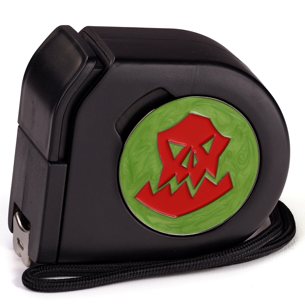 Orc | Red | Wargaming Tape Measure | Baron's Coin™ Compatible