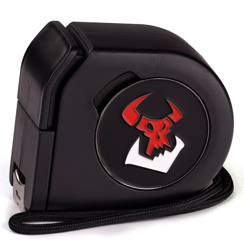 Orc | Black | Wargaming Tape Measure | Baron's Coin™ Compatible