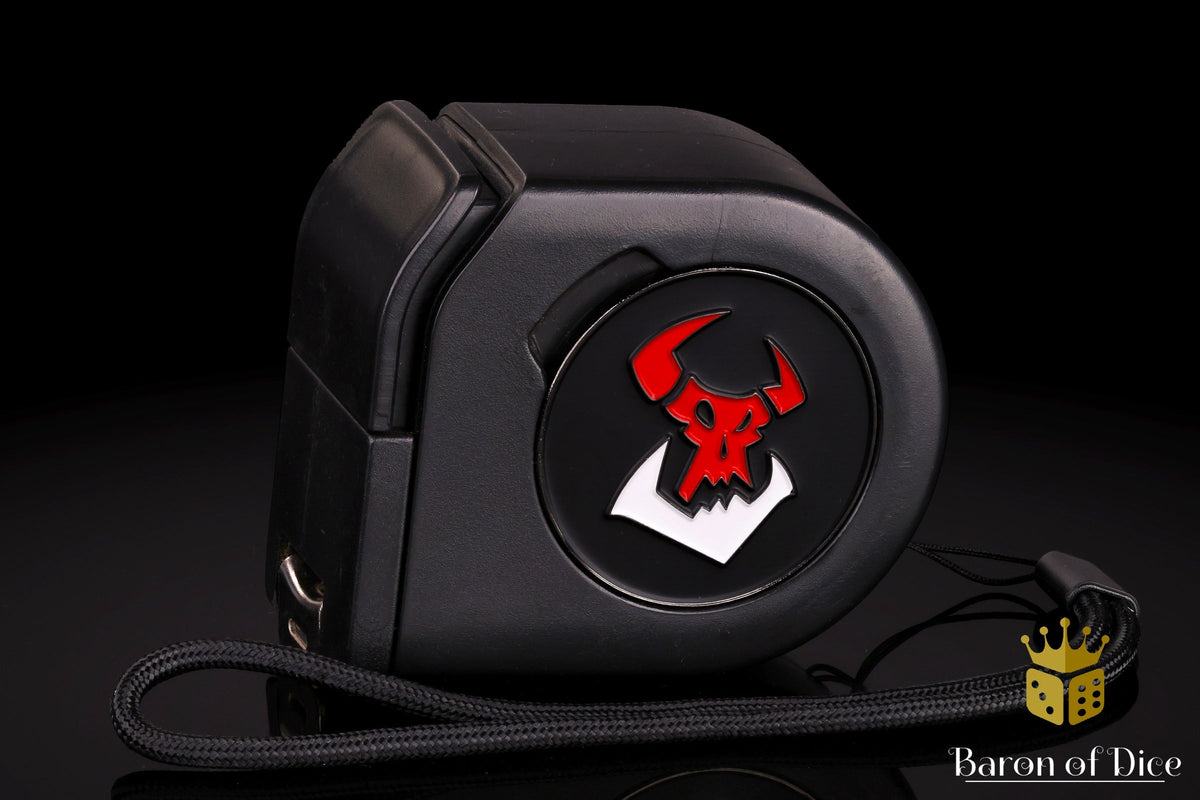 Orc | Black | Wargaming Tape Measure | Baron's Coin™ Compatible