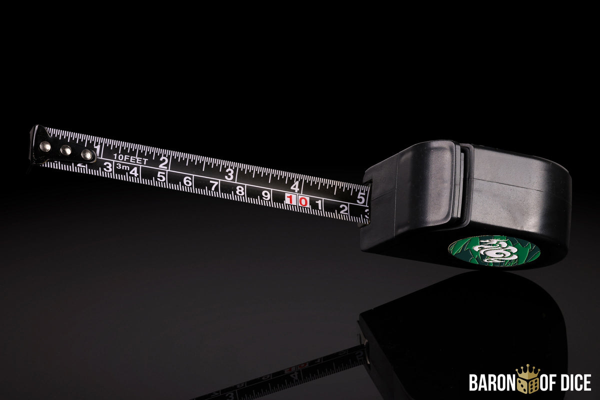 Jade Dragon | Wargaming Tape Measure | Baron's Coin™ Compatible