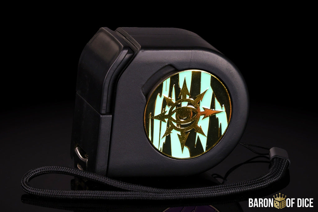 Eye of Chaos | Aquamarine | Wargaming Tape Measure | Baron's Coin™ Compatible