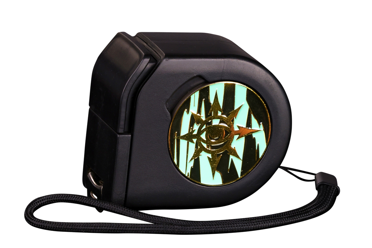 Eye of Chaos | Aquamarine | Wargaming Tape Measure | Baron's Coin™ Compatible