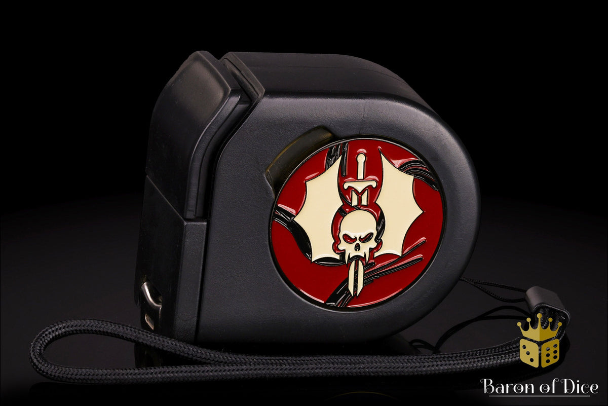 Cursed Vampire | Wargaming Tape Measure | Baron's Coin™ Compatible