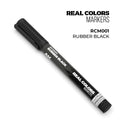 AK Interactive Markers: Real Color Markers - Rubber Black