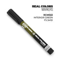 AK Interactive Markers: Real Color Markers - Interior Green FS 34151