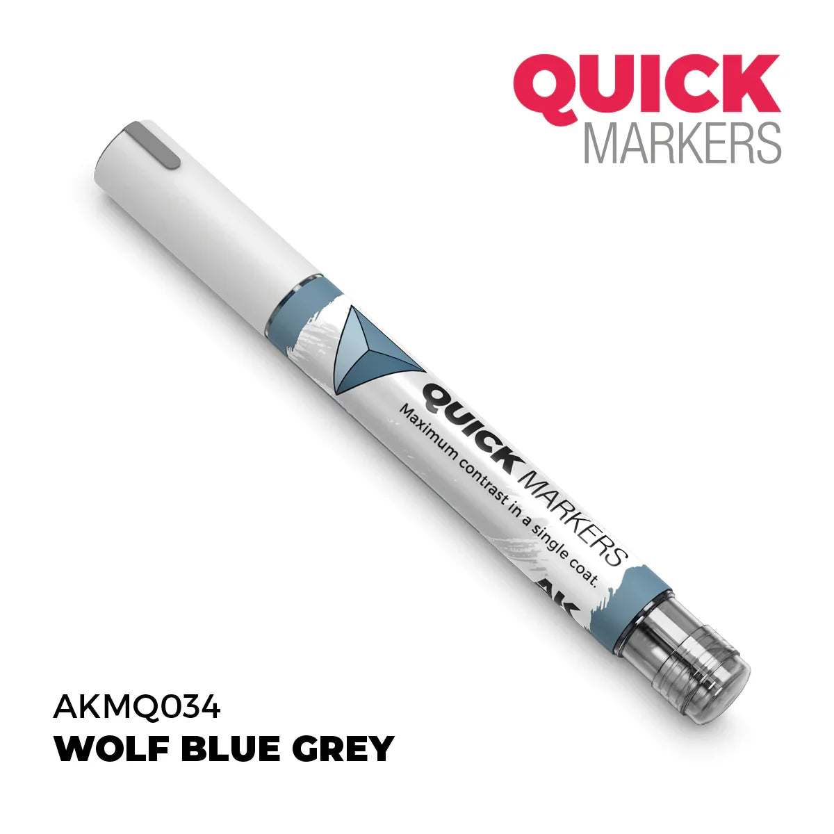 AK Interactive Markers: Quick Markers - Wolf Blue Grey