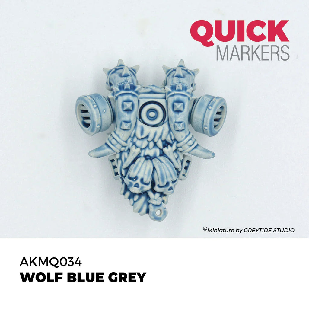AK Interactive Markers: Quick Markers - Wolf Blue Grey