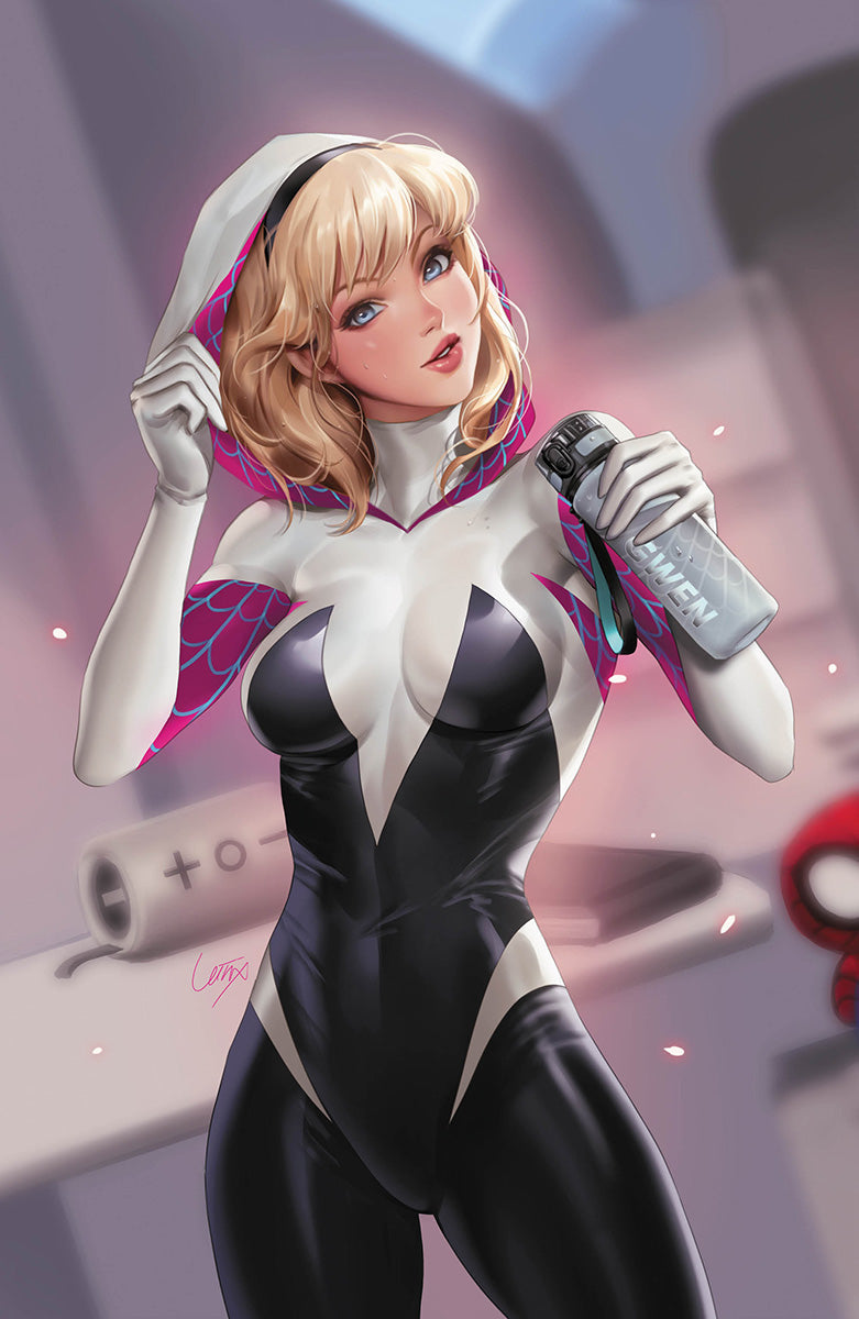 [Foil] Amazing Spider-Man #32 [G.O.D.S.] Unknown Comics Leirix Exclusive NYCC Foil Virgin Var (10/18/2023)