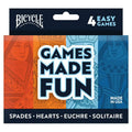 Bicycle Playing Cards: 4-Game Pack
