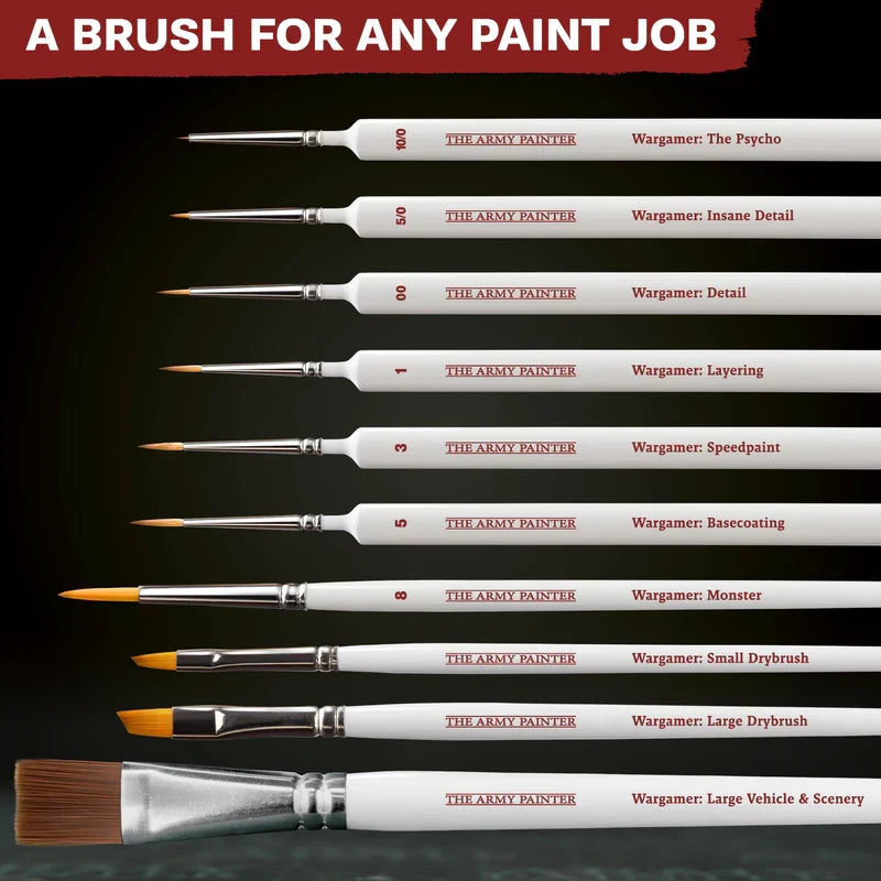 Army Painter Tools: Wargamer Brush - Large Vehicle & Scenery